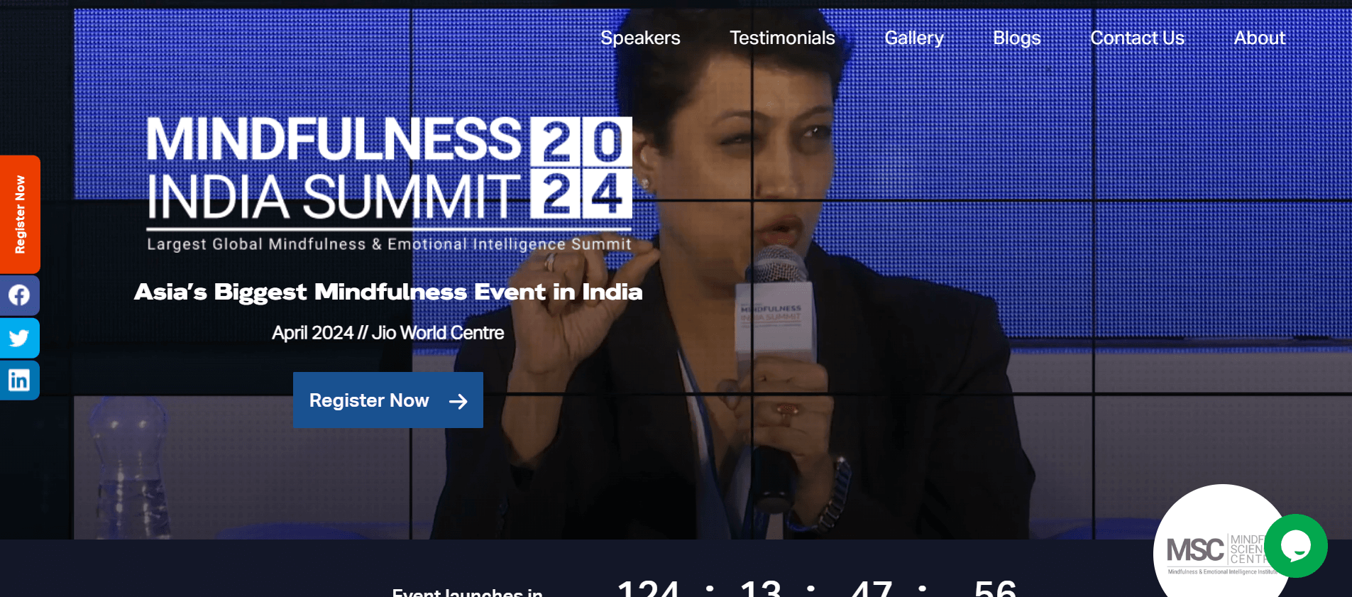 Mindfulness India Summit - Website Design & Development